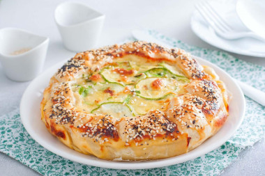 Пирог кабачковый в духовке