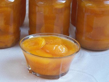 Абрикосовое варенье дольками без косточек
