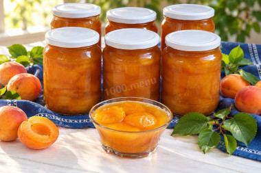Абрикосовое варенье дольками без косточек