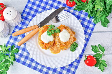 Ленивые голубцы с рисом капустой и фаршем в кастрюле