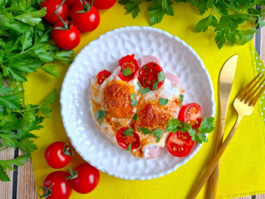 Яичница в аэрогриле