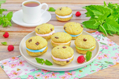 Домашнее печенье с маршмеллоу