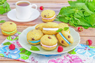 Домашнее печенье с маршмеллоу