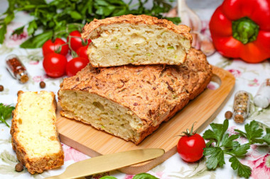 Кабачковый хлеб из кабачков и творога