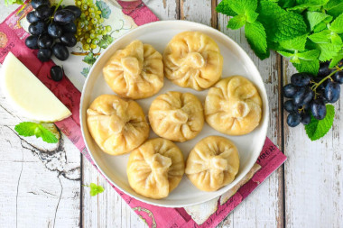 Хинкали с сыром сулугуни