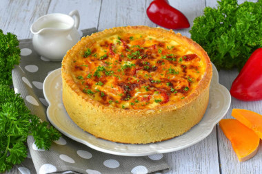 Овощной пирог в духовке