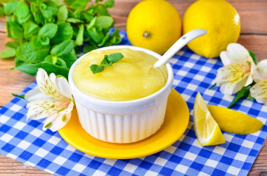 Лимон с яйцом десерт