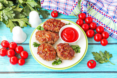 Котлеты из говядины классические