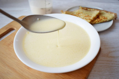 Тесто на блины с дырочками