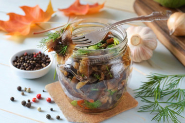 Засолка опят холодным способом на зиму