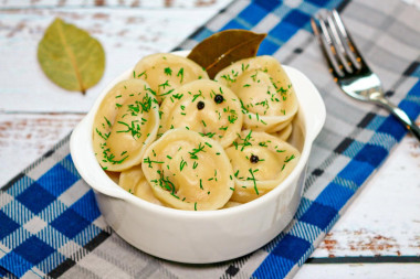 Пельмени из индейки домашние