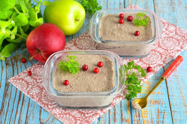 Паштет из печени с яблоками