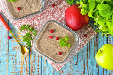Паштет из печени с яблоками