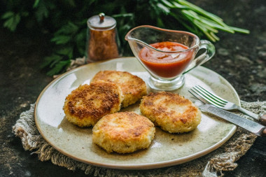 Кабачковые котлеты в духовке