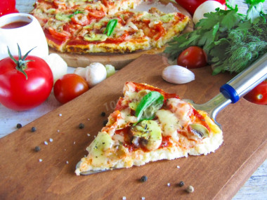 Пицца без муки