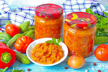 Икра огуречная на зиму