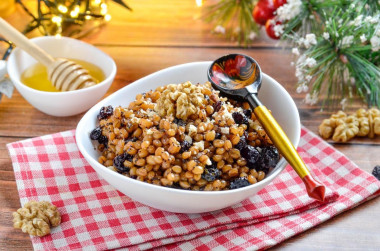 Кутья на Рождество из пшеницы