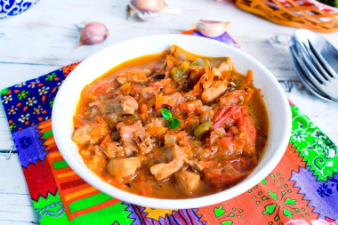 Паприкаш из курицы