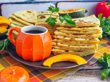 Хингалш с тыквой чеченские лепешки