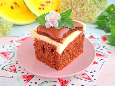 Пирог стеганое одеяло с творогом