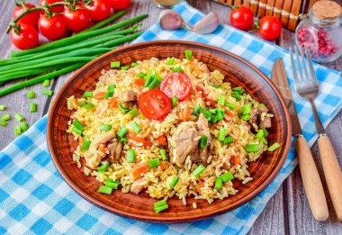 Плов с басмати с курицей