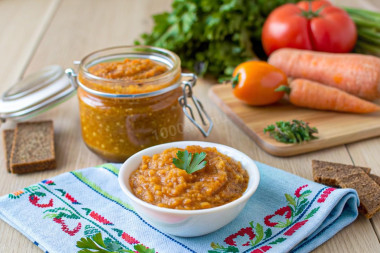 Икра из патиссонов на зиму