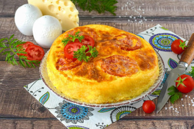 Пирог из лаваша с сыром в духовке