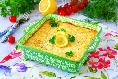 Суфле из рыбы в духовке диетическое