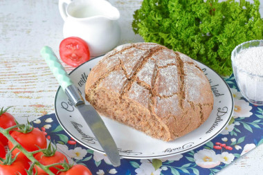 Черный хлеб в аэрогриле