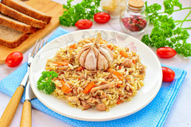 Плов с тушенкой