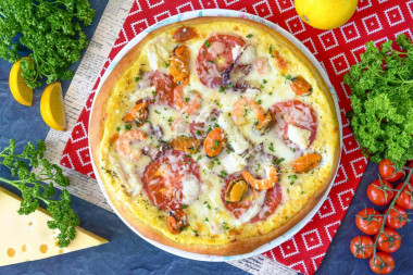 Пицца морская