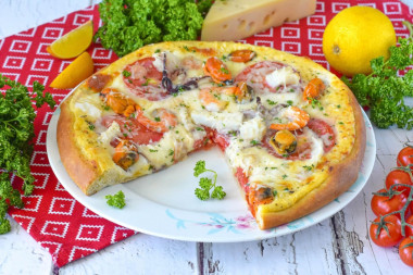 Пицца морская