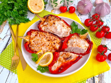 Фаршированный перец в аэрогриле