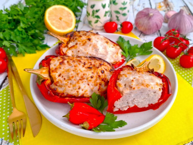 Фаршированный перец в аэрогриле