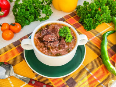 Суп харчо из говядины с рисом