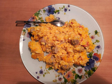 рис с тыквой и свининой