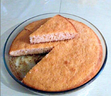 Пирог из сухого киселя на маргарине