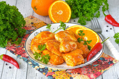 Медальоны из курицы на сковороде
