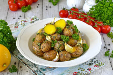 Беби картофель в духовке