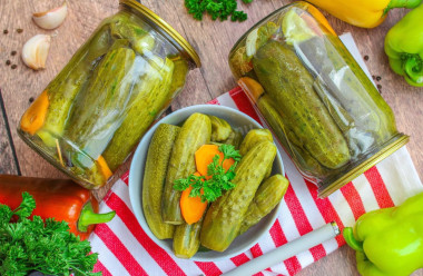 Маринованные огурцы на зиму без уксуса