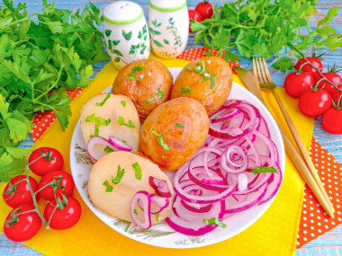 Картошка в аэрогриле в фольге