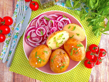 Картошка в аэрогриле в фольге