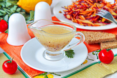 Сладкий соус для салата