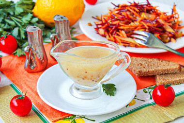 Сладкий соус для салата