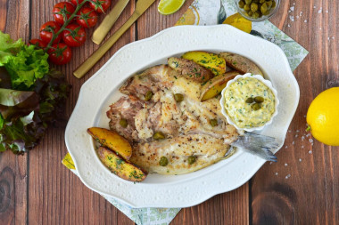 Филе дорадо на сковороде