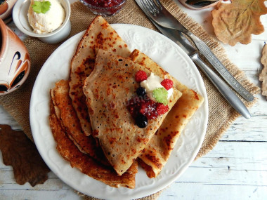 Блины из ржаной муки