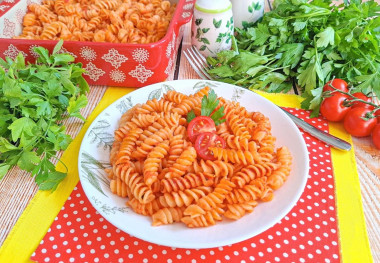 Макароны в аэрогриле