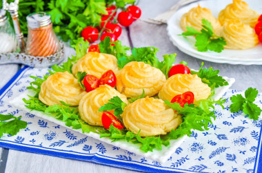 Картофельное пюре запеченное в духовке с сыром
