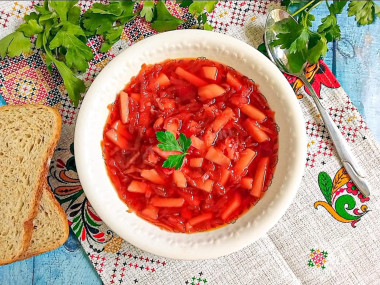 Свекольник без мяса классический