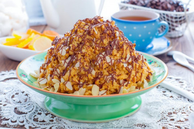 Торт муравейник классический со сгущенкой вареной